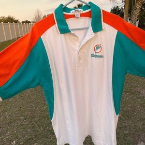 Vintage dolphins polo size large